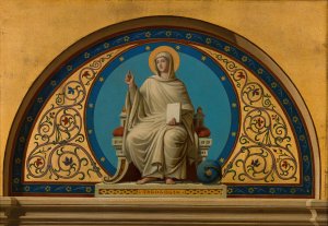 La Theologie by Joseph-Frederic-Charles Soulacroix Oil Painting