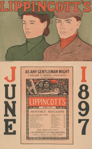 Lippincott's June 1897 by Joseph Gould Oil Painting