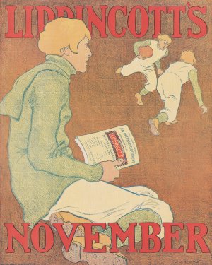 Lippincott's November by Joseph Gould Oil Painting