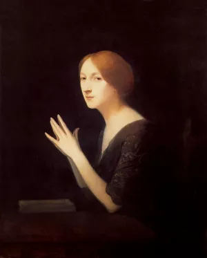 Marguerite Moreno by Joseph Granie Oil Painting