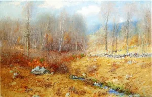 Signs of Spring by Joseph H. Greenwood Oil Painting