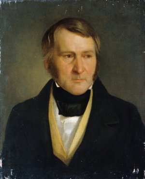 Der Vater des Kunstlers by Joseph Hasslwander Oil Painting