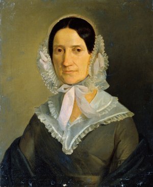 Die Frau des Uhrmachers Hasslwander by Joseph Hasslwander Oil Painting