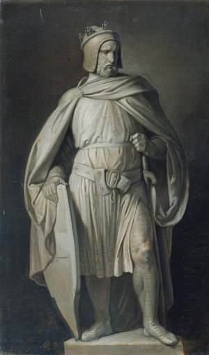 Entwurf fur eine Figur des Wiener Rathauses by Joseph Hasslwander Oil Painting