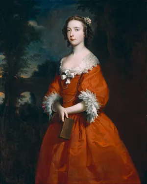 Miss Hamilton by Joseph Highmore Oil Painting