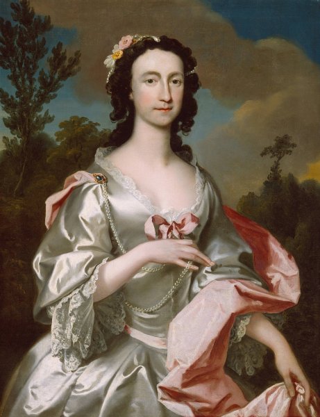 Main Product Photo of Mrs. Freeman Flower  Painting by Joseph Highmore