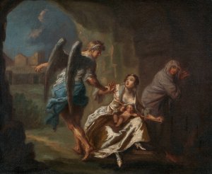 The Angel of Mercy by Joseph Highmore Oil Painting