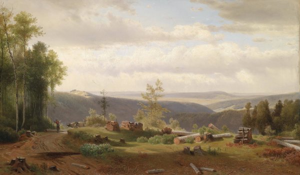 Main Product Photo of Motiv aus dem Wienerwald Painting by Joseph Holzer