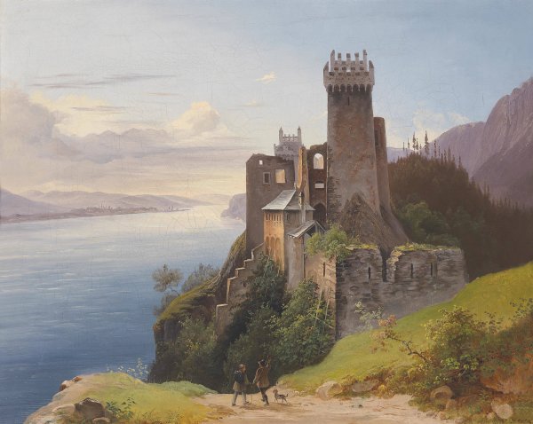 Main Product Photo of Ruine Weitenegg Painting by Joseph Holzer