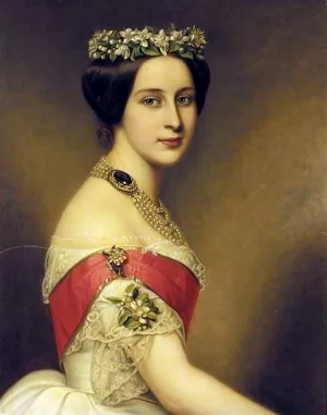 Alexandra Iosifovna painting by Joseph Karl Stieler