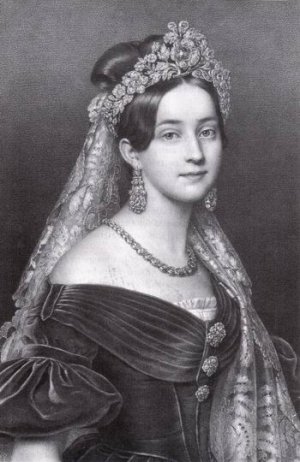 Amalie by Joseph Karl Stieler Oil Painting