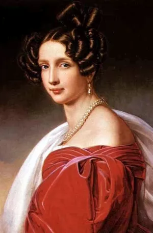 Archduchess Oil painting by Joseph Karl Stieler