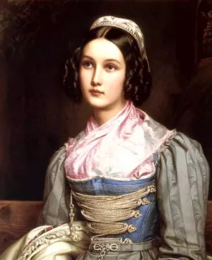 Helene Sedlmayr by Joseph Karl Stieler Oil Painting