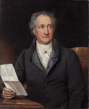Johann Wolfgang von Goethe Oil painting by Joseph Karl Stieler