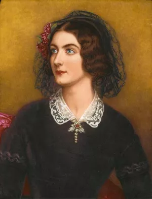 Lola Montez painting by Joseph Karl Stieler