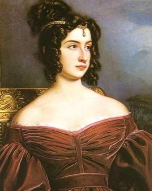 Marianna Marchesa Florenzi by Joseph Karl Stieler Oil Painting