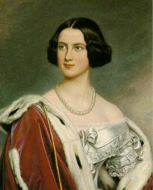 Marie of Prussia painting by Joseph Karl Stieler