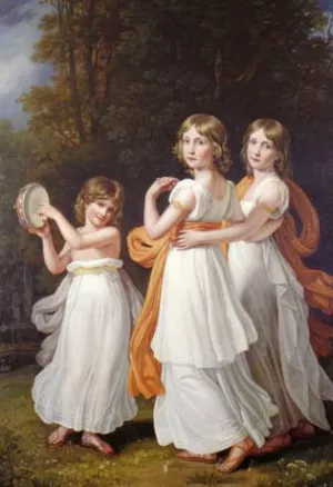 Marie Sophie Ludovica by Joseph Karl Stieler Oil Painting