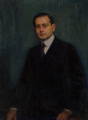 Portrait of Charles F.W. Nichols by Joseph Kleitsch Oil Painting