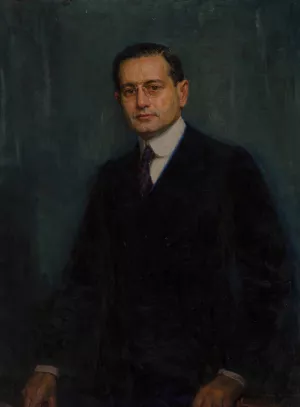 Portrait of Charles F.W. Nichols by Joseph Kleitsch Oil Painting