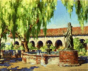 San Fernando Mission by Joseph Kleitsch Oil Painting