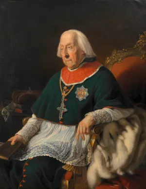 Graf Sigismund Hohenwart zu Gerlachstein by Joseph Krafft Oil Painting