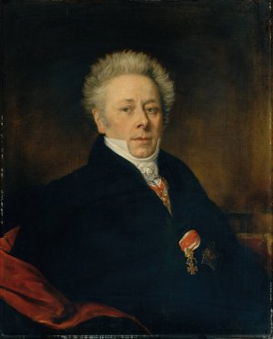 Herrenbildnis by Joseph Krafft Oil Painting