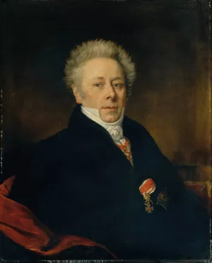Herrenbildnis by Joseph Krafft Oil Painting