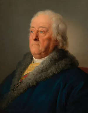 Nikolaus Josef Freiherr von Jacquin by Joseph Krafft Oil Painting