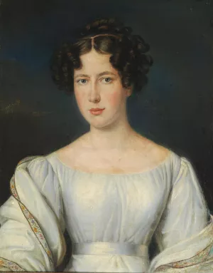 Portrait of a Lady by Joseph Krafft Oil Painting