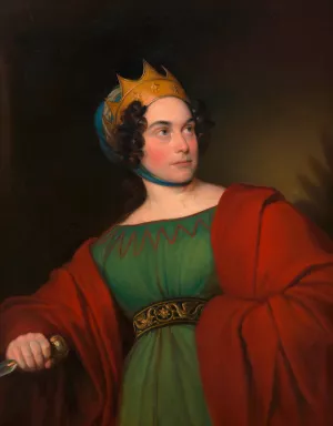 Sophie Schroder als 'Medea' by Joseph Krafft Oil Painting