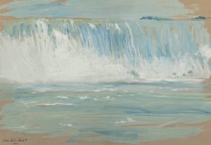 Study of Niagara Falls by Joseph Lindon Smith Oil Painting