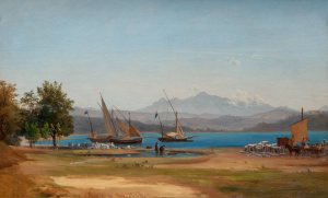 Vy fran La Spezia by Joseph Magnus Stack Oil Painting