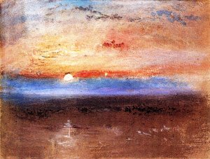 A Low Sun by Joseph Mallord William Turner Oil Painting