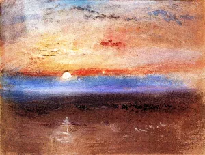 A Low Sun painting by Joseph Mallord William Turner