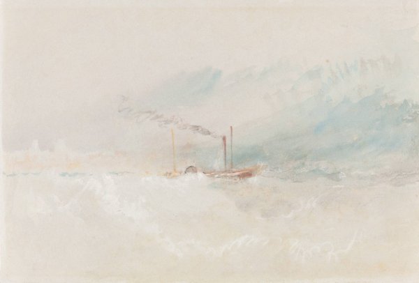 Main Product Photo of A Packet Boat off Dover  Painting by Joseph Mallord William Turner