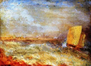 A Sailing Boat off Deal by Joseph Mallord William Turner - Oil Painting Reproduction