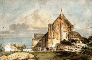 Abbotsbury, Dorset, the Granary by Joseph Mallord William Turner Oil Painting