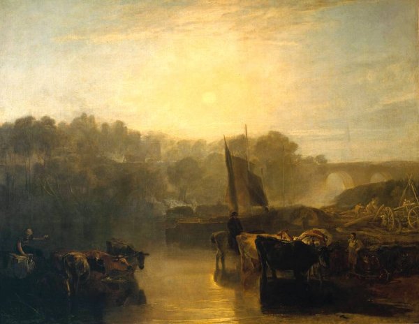 Abingdon by Joseph Mallord William Turner - Hand-Painted Oil Painting Reproduction