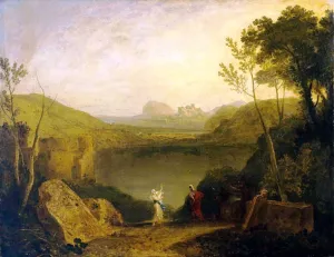 Aeneas and the Sibyl, Lake Avernus painting by Joseph Mallord William Turner