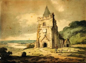 An Old Church painting by Joseph Mallord William Turner
