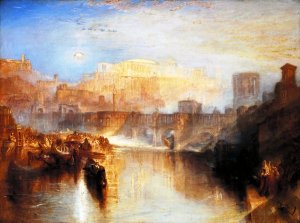 Ancient Rome; Agrippina Landing with the Ashes of Germanicus by Joseph Mallord William Turner Oil Painting