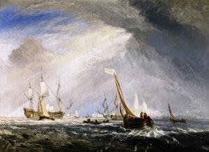Antwerp - Van Goyen Looking Out for a Subject by Joseph Mallord William Turner Oil Painting