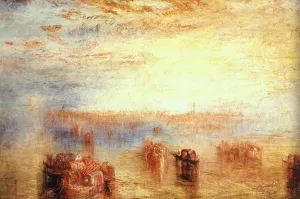 Approach to Venice painting by Joseph Mallord William Turner
