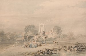 Autumn Sowing of the Grain by Joseph Mallord William Turner Oil Painting