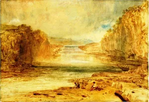 Aysgarth Force, Richmondshire by Joseph Mallord William Turner - Oil Painting Reproduction
