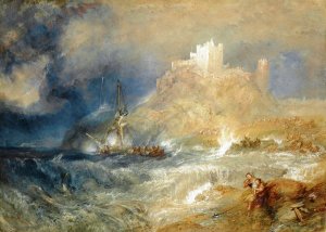 Bamborough Castle Oil painting by Joseph Mallord William Turner