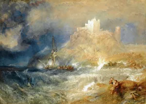 Bamborough Castle painting by Joseph Mallord William Turner