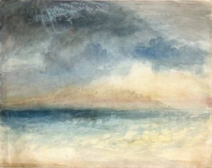 Bamburgh Castle, Northumberland III Oil painting by Joseph Mallord William Turner