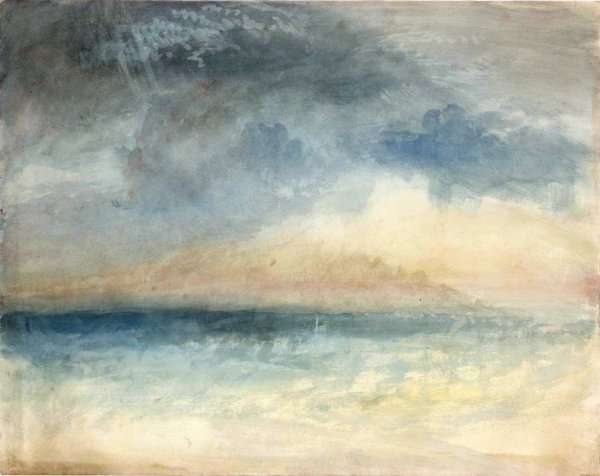 Bamburgh Castle, Northumberland III by Joseph Mallord William Turner - Hand-Painted Oil Painting Reproduction